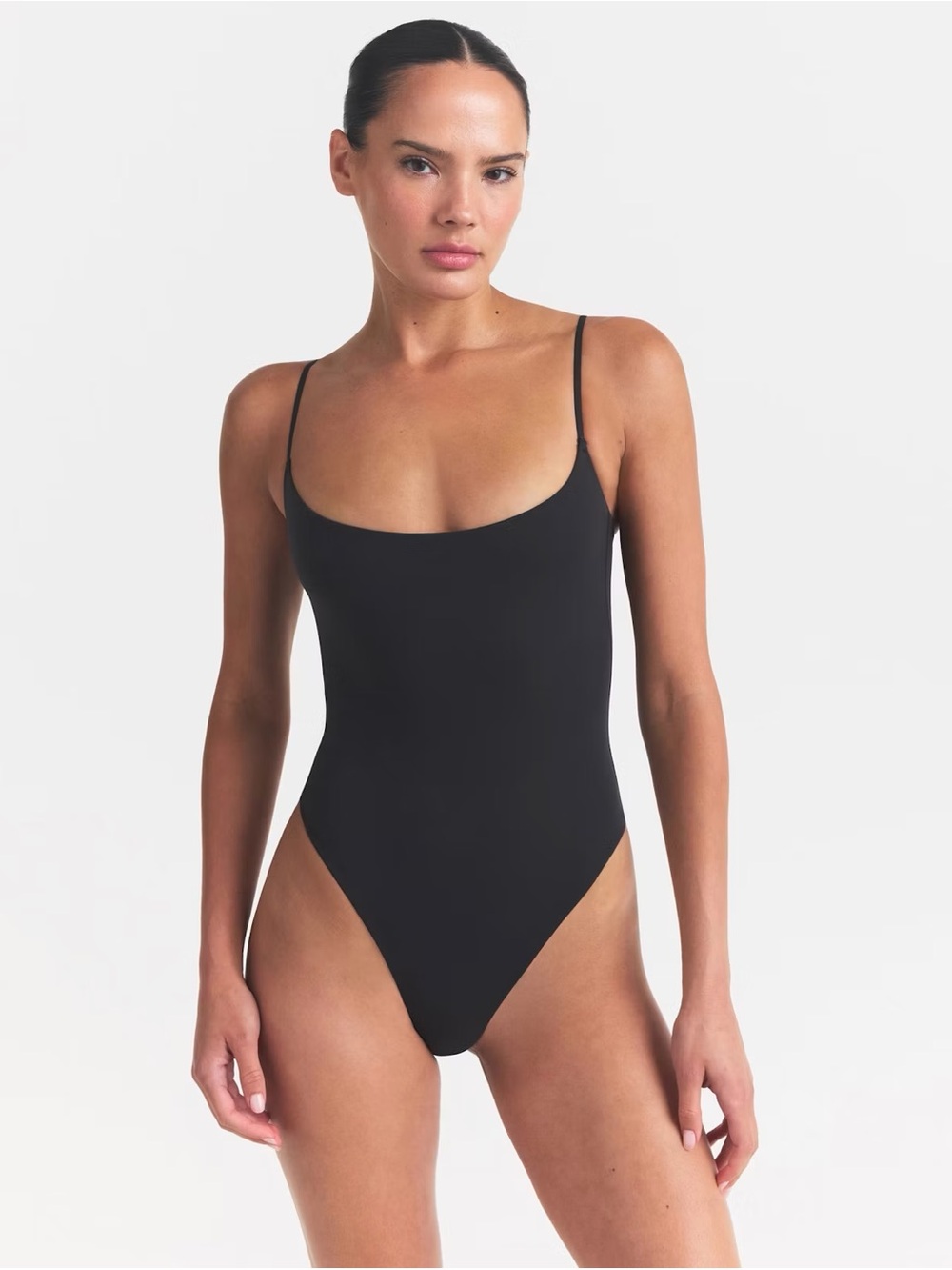 Skims Fits Everybody Cami Bodysuit in Onyx